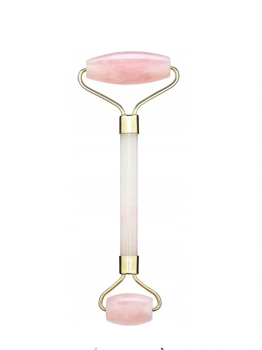 Rose Quartz Facial Roller - Pink Crystal Skin Massager